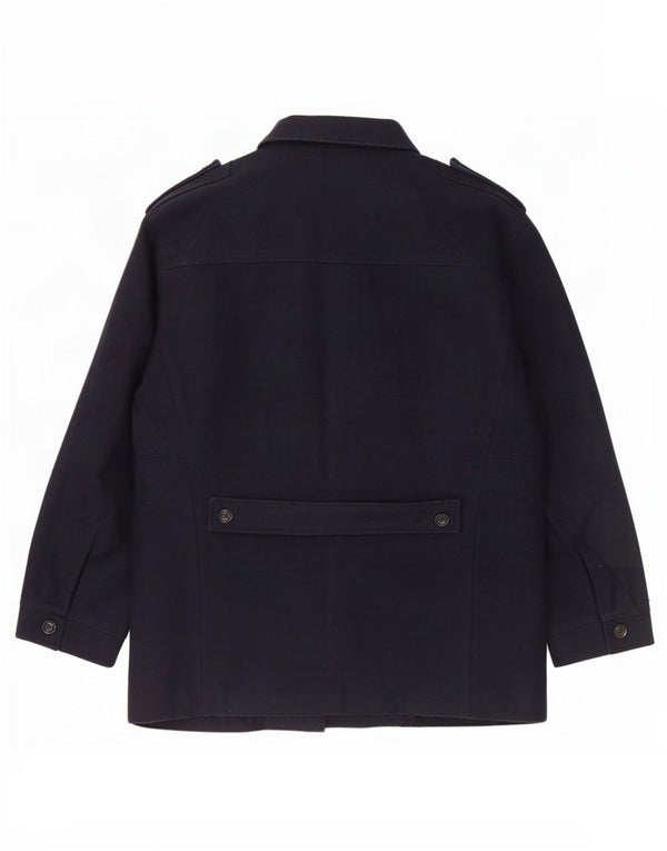 Palton militar cu autograf Marks & Spencer pentru bărbați UK 42 XL bleumarin