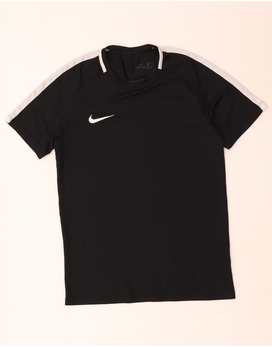 Tricou Nike Dri Fit pentru bărbați Top Mediu Negru Poliester Bloc de culoare