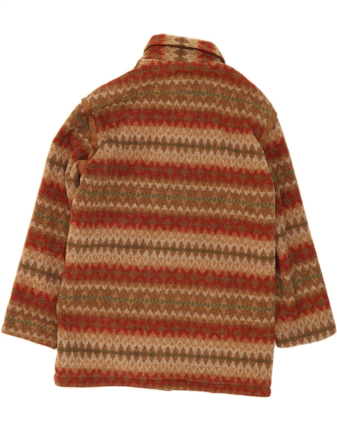C&A Womens Reversible Jacket EU 46 XL Brown Striped Polyester Vintage C&A and Second-Hand C&A from Messina Hembry 
