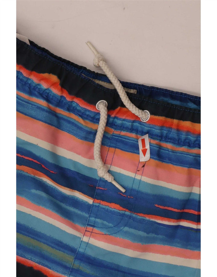 Pantaloni scurți de înot pentru bărbați Penguin, poliester cu dungi mici, multicolore