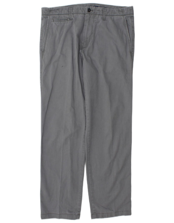 Pantaloni chino drepți pentru bărbați Gap L34 L30 bumbac gri