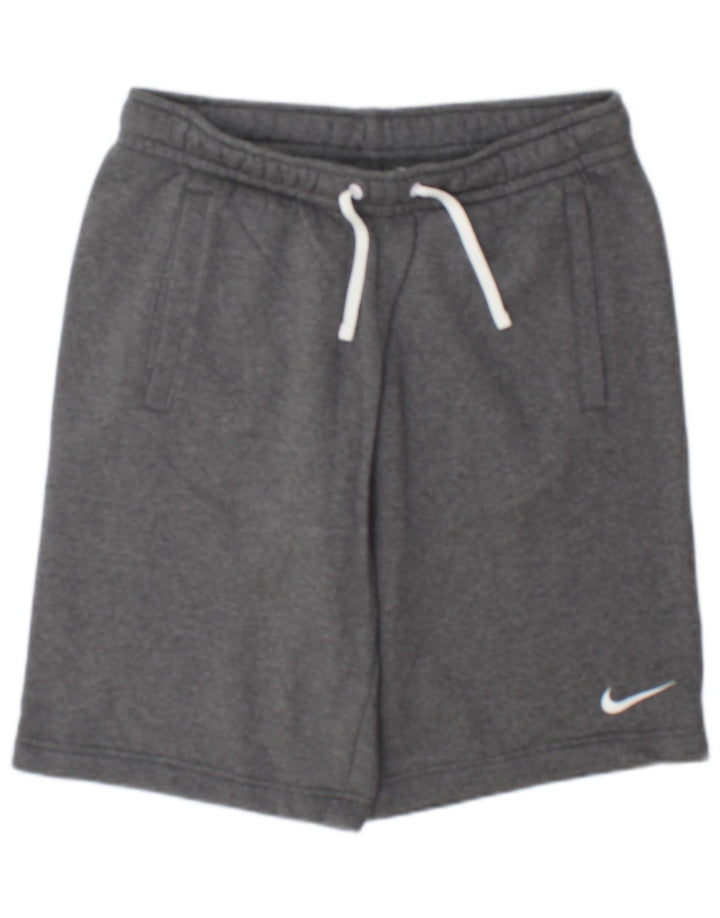 Pantaloni scurți sport Nike pentru bărbați, bumbac cu pete gri medii