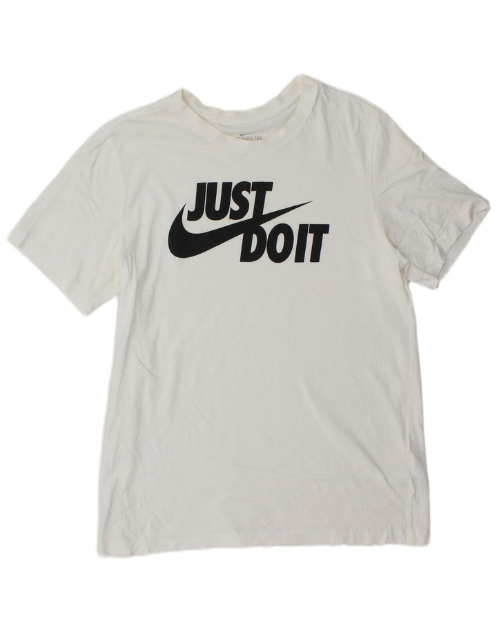 Tricou grafic Nike pentru bărbați Top mare din bumbac alb