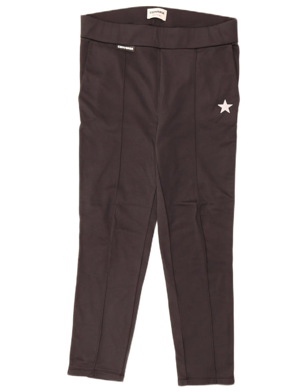 Pantaloni de trening Converse pentru femei UK 14 Medium Black Colorblock Nylon