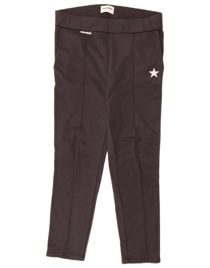 Pantaloni de trening Converse pentru femei UK 14 Medium Black Colorblock Nylon