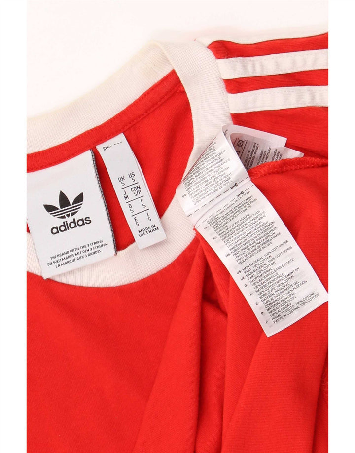 Tricou pentru bărbați Adidas Top mic, roșu, bumbac
