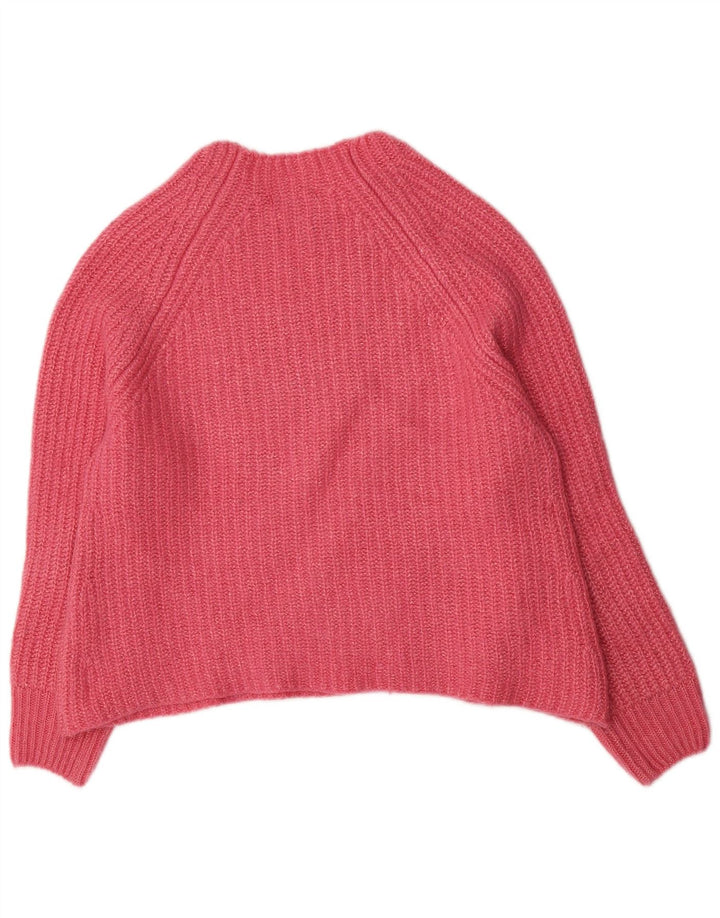 Massimo Dutti Pulover supradimensionat pentru femei cu gât de barcă UK 10 Mic roz