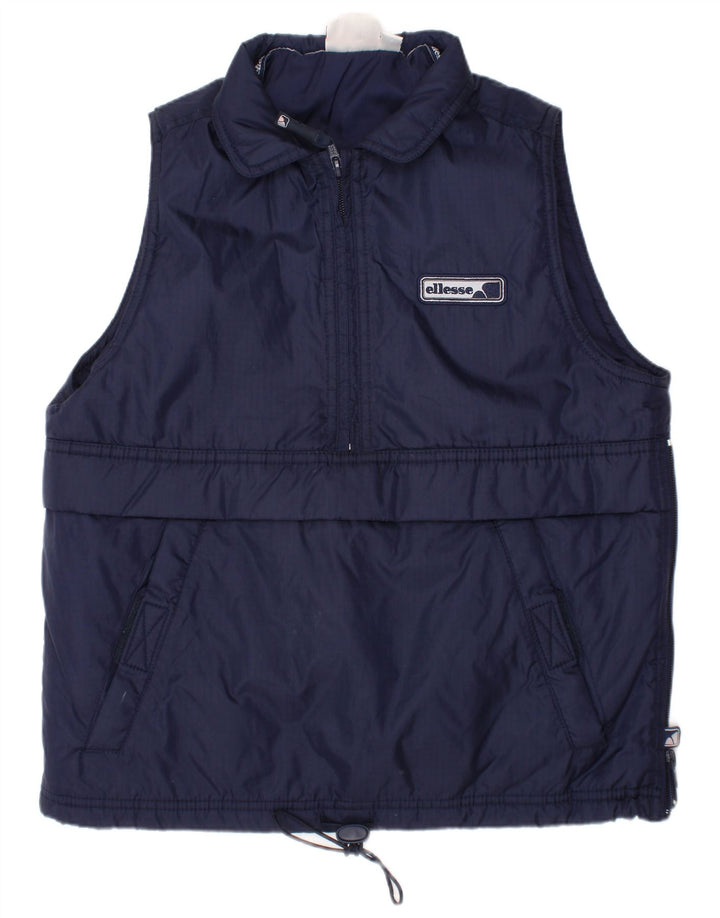 Gilet căptușit cu pulover pentru băieți Ellesse 10-11 ani Poliester bleumarin