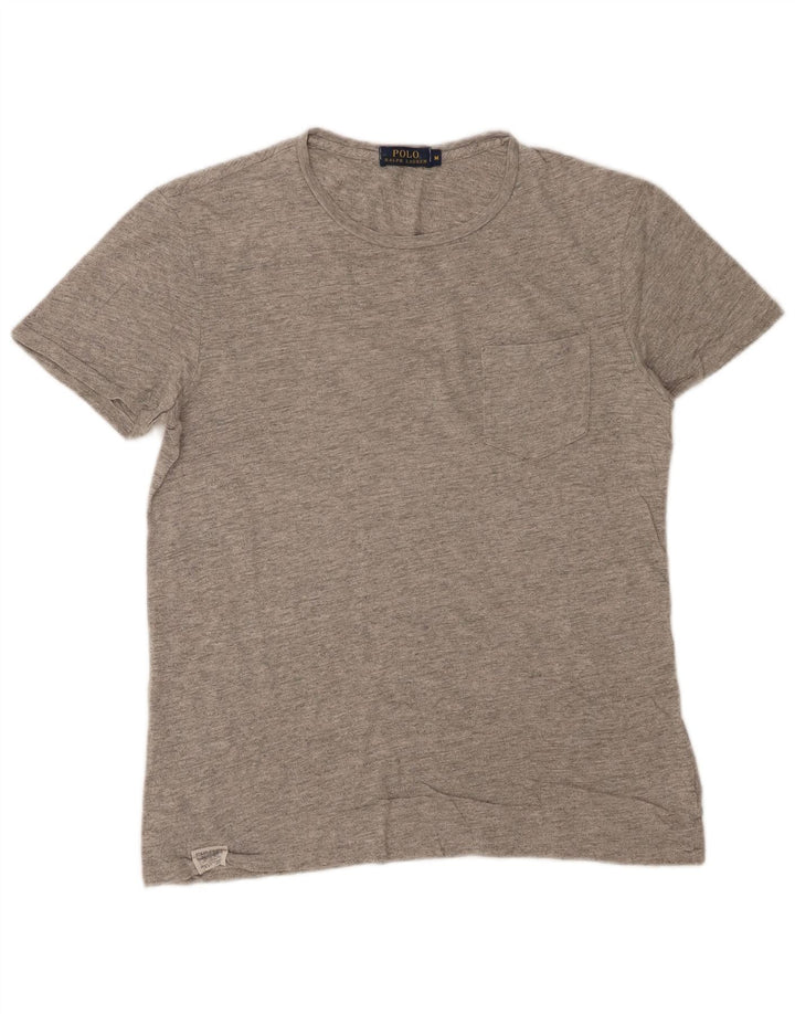 POLO RALPH LAUREN Mens T-Shirt Top Medium Grey Cotton