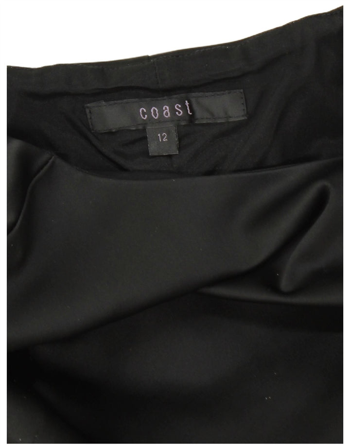 ROCHIE FĂRĂ mâneci pentru femei COAST UK 12 Medium Black Acetat