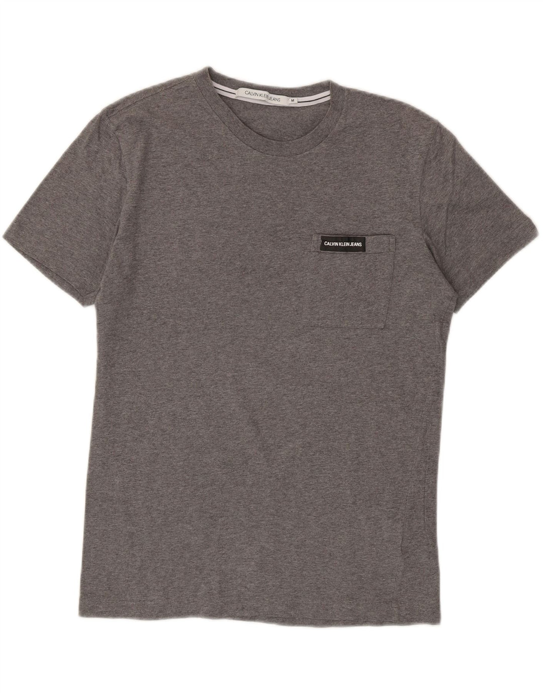 CALVIN KLEIN JEANS Mens T-Shirt Top Medium Grey Cotton Vintage Calvin Klein Jeans and Second-Hand Calvin Klein Jeans from Messina Hembry 