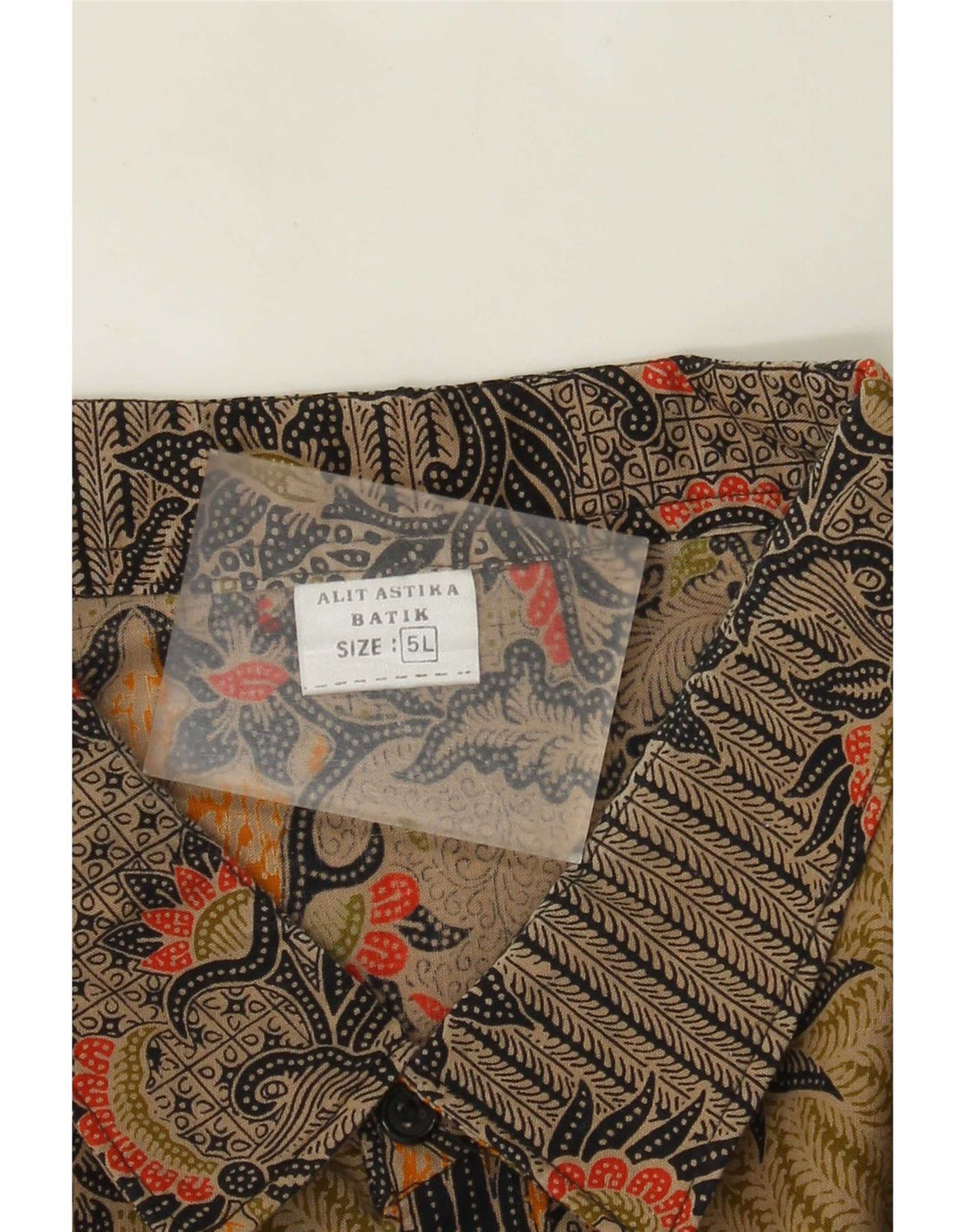 Cămașă cu mânecă scurtă pentru bărbați Alit Astika, cu model abstract, 5XL, multicoloră