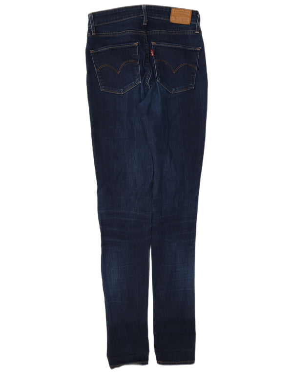 Blugi skinny cu talie mare 721 Levi's pentru femei W27 L32 bumbac bleumarin