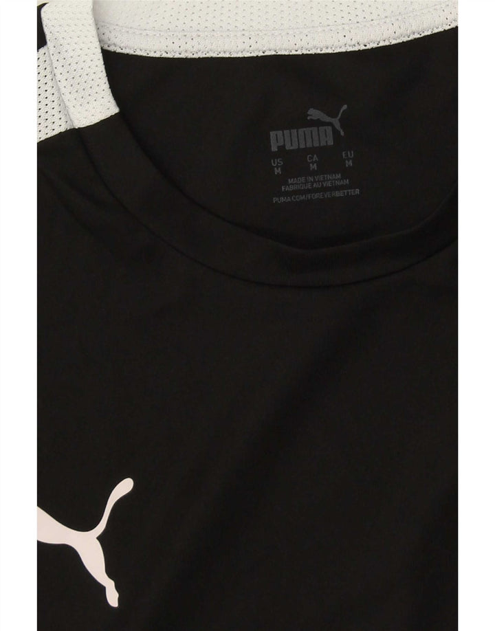 Tricou pentru bărbați Puma Top Medium Black Colorblock