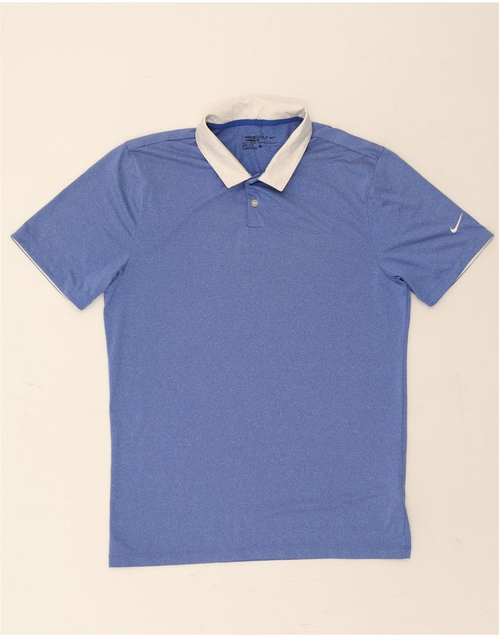 NIKE Mens Dri Fit Standard Fit Polo Shirt Small Blue Polyester Vintage Nike and Second-Hand Nike from Messina Hembry 