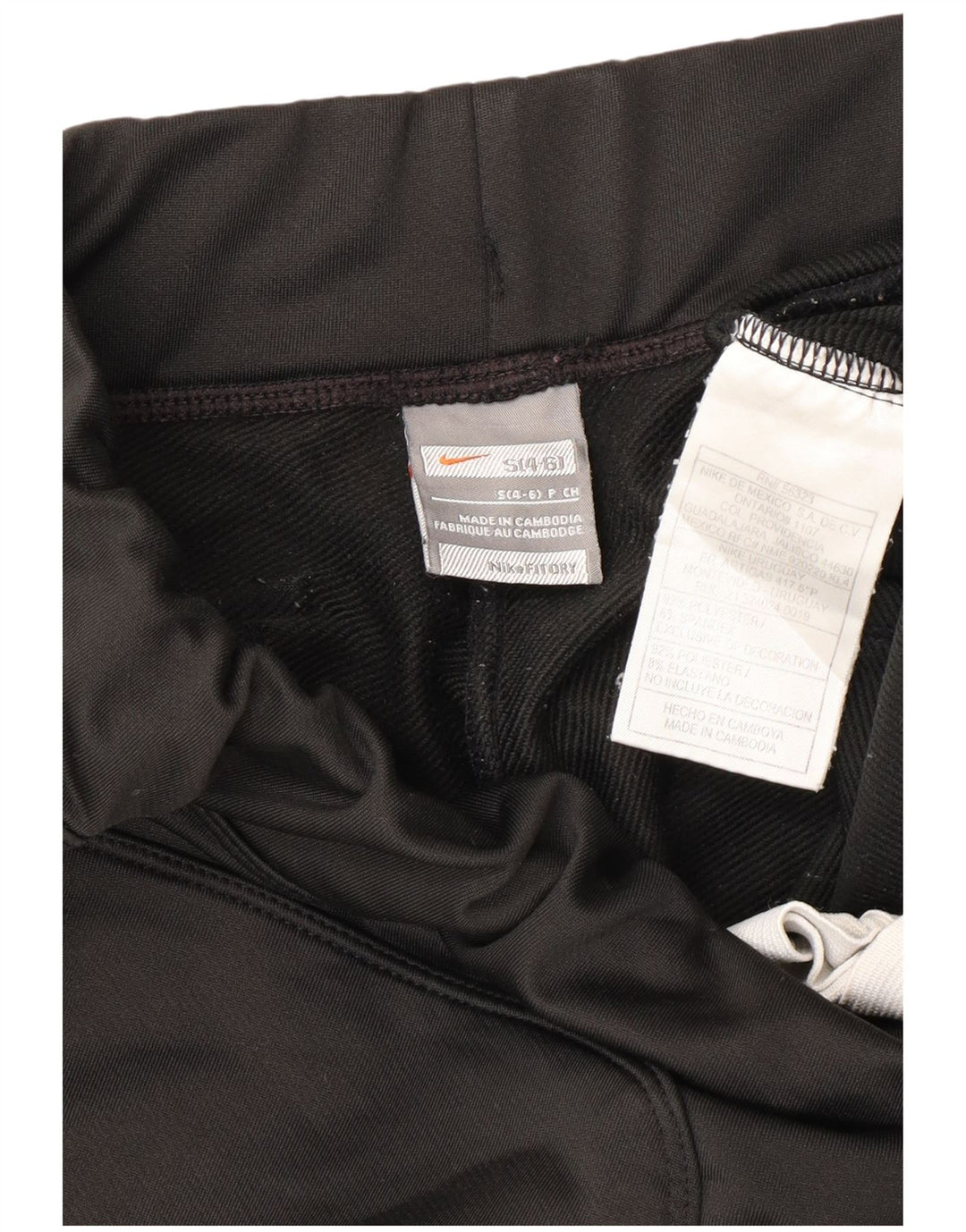 Pantaloni scurti sport Bermude NIKE pentru femei US 4/6 Poliester negru mic