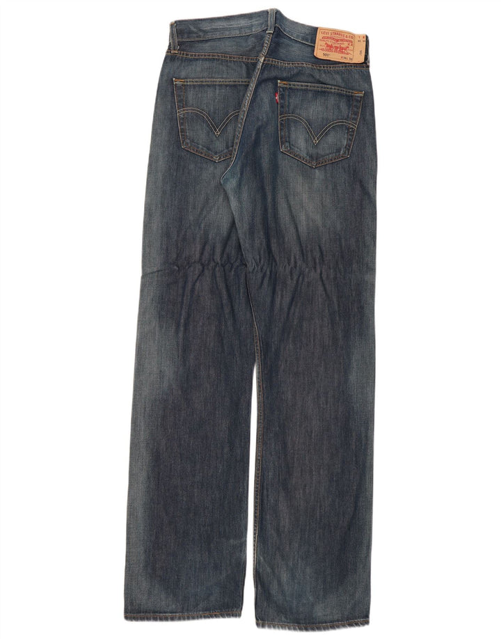 Blugi drepti 501 pentru femei Levi's W34 L36 Bumbac albastru