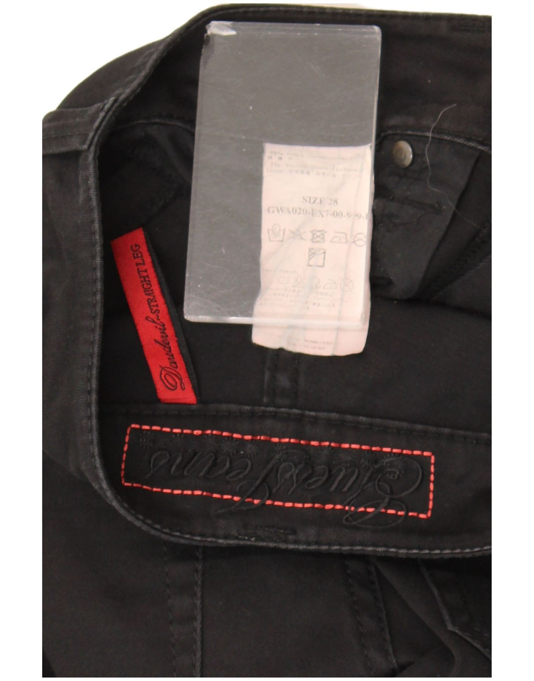 Blugi Guess Bootcut pentru femei W28 L29 bumbac negru