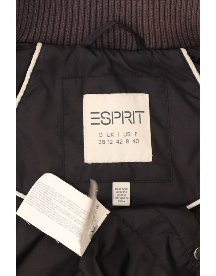 Gilet căptușit pentru femei Esprit UK 12 Poliester mediu negru