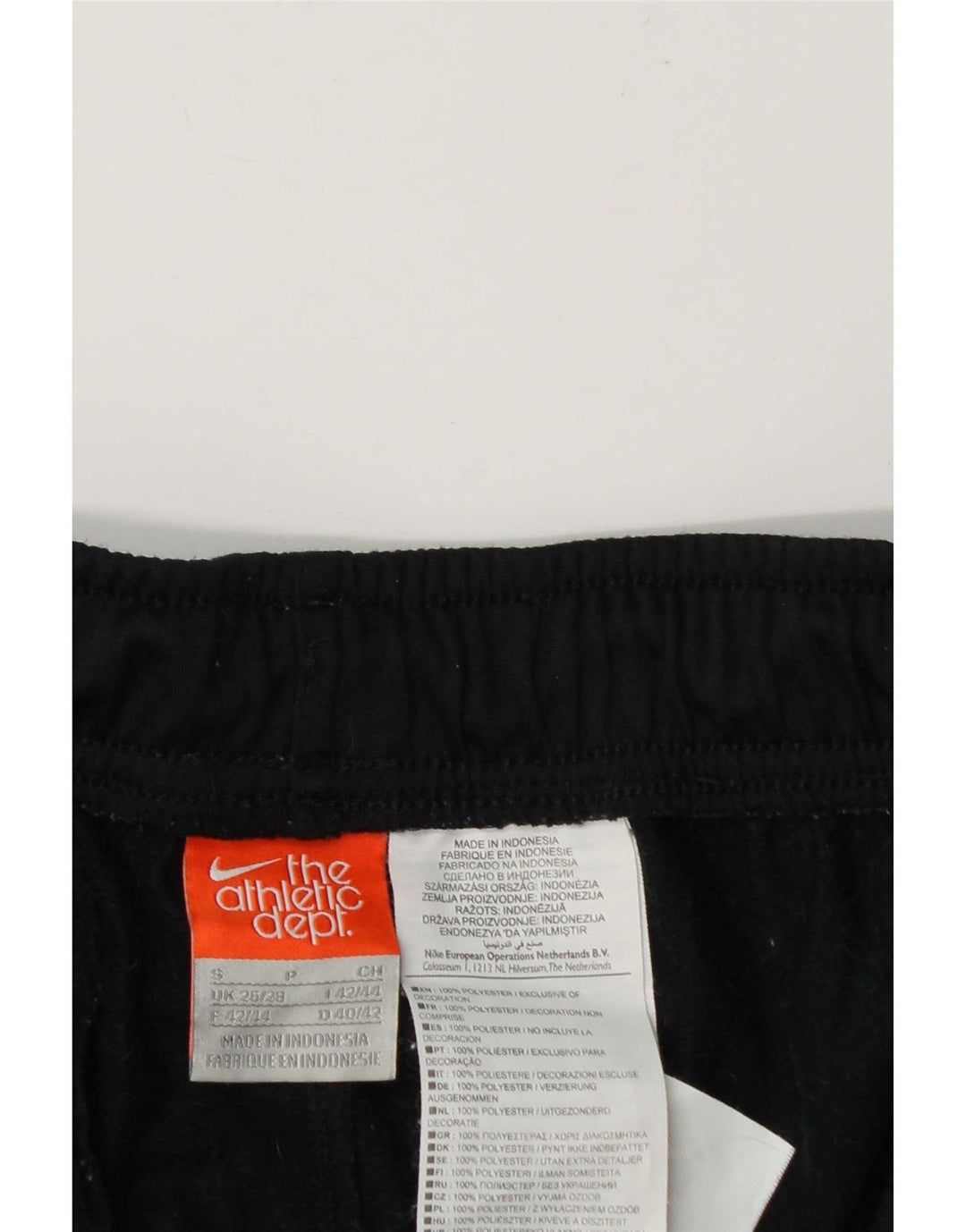 Pantaloni de trening Nike pentru bărbați, poliester negru mic