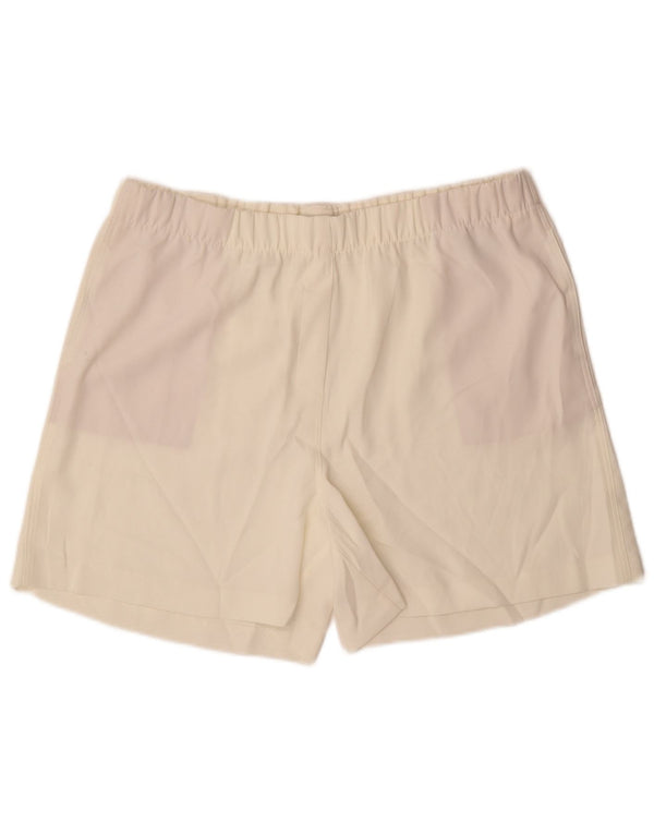 Pantaloni scurți chino Marks & Spencer pentru femei UK 18 XL W38 Poliester alb