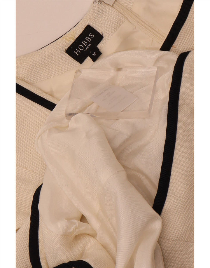 Set de 2 piese Hobbs pentru femei, mânecă 3/4, UK 16, mare, viscoză, albă