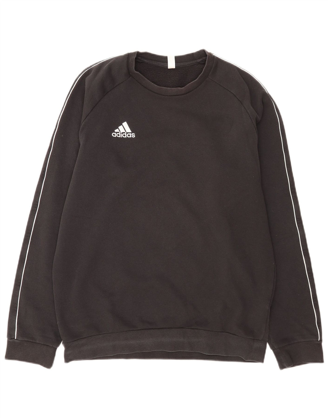Pulover Adidas pentru bărbați, bumbac mediu negru