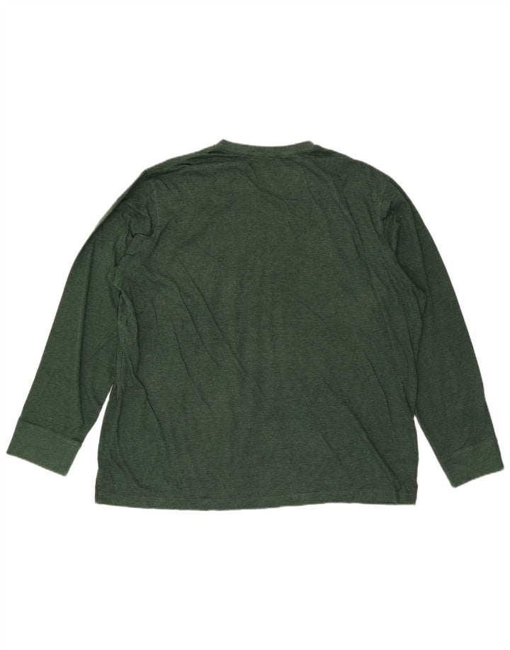 EDDIE BAUER Bărbați Legendwash Top cu mânecă lungă 2XL bumbac verde