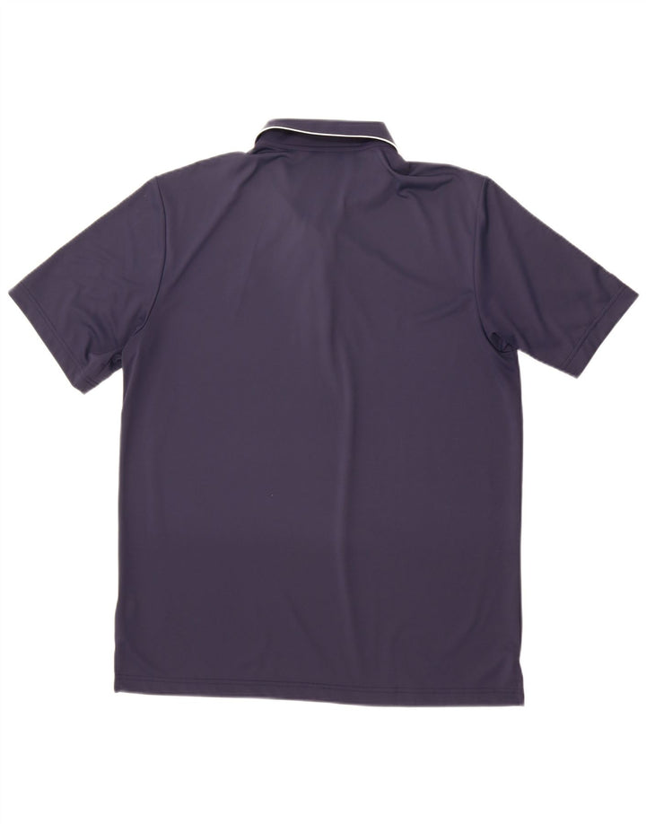 Tricou polo Adidas pentru bărbați, poliester mediu bleumarin