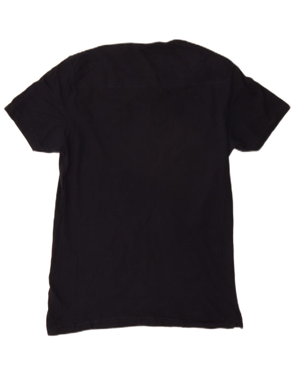 Tricou pentru bărbați French Connection Top mediu din bumbac bleumarin