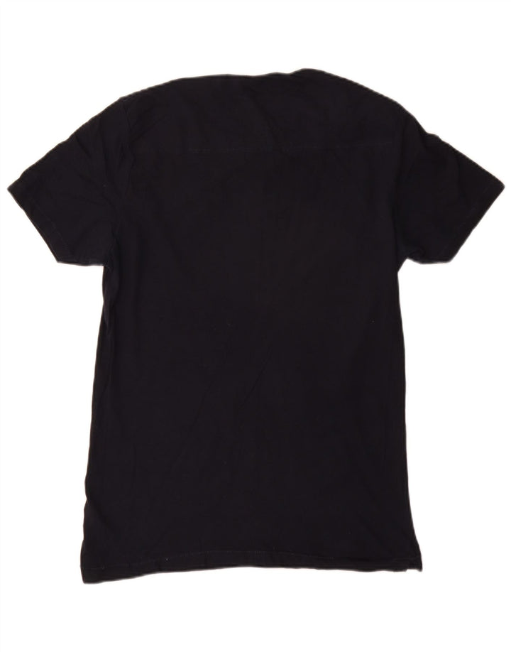 Tricou pentru bărbați French Connection Top mediu din bumbac bleumarin