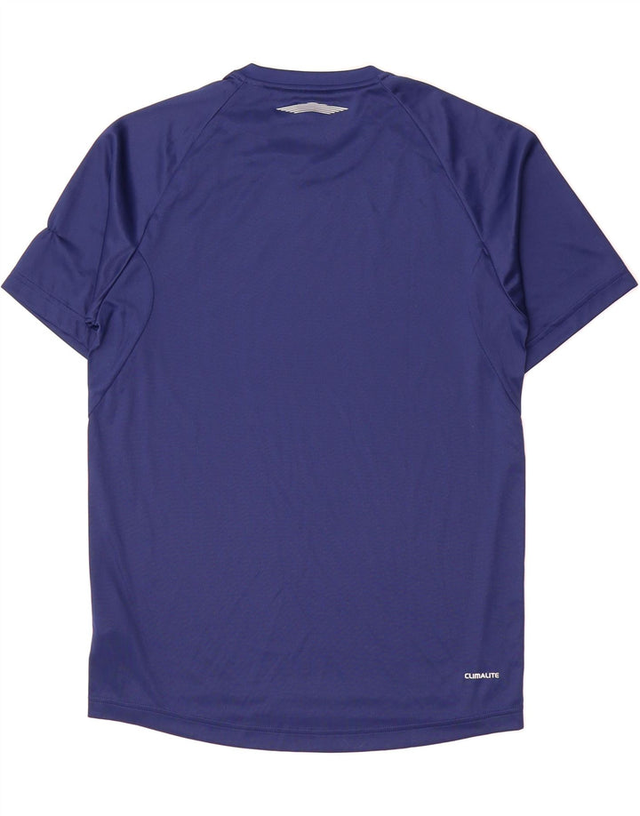 ADIDAS Mens Climalite T-Shirt Top Small Blue Polyester Vintage Adidas and Second-Hand Adidas from Messina Hembry 