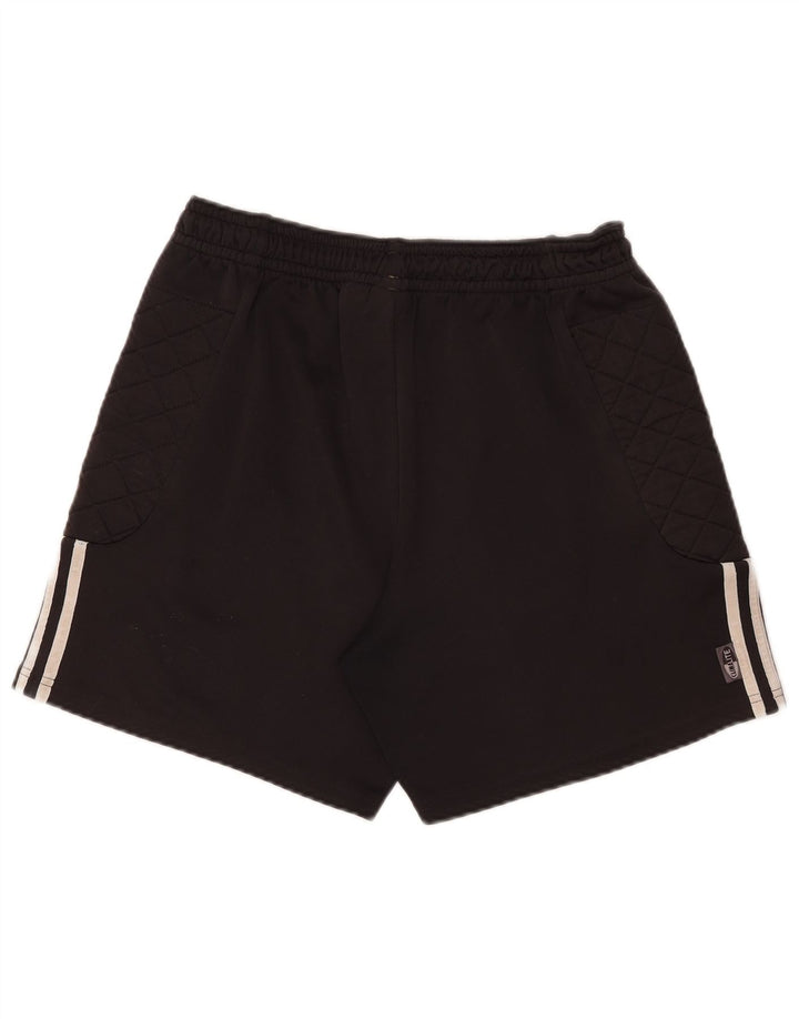 Pantaloni scurți sport pentru bărbați Adidas Climalite, poliester cu dungi negre medii