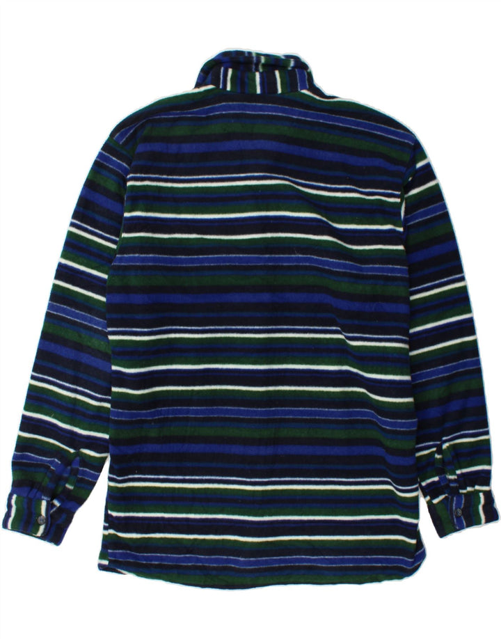 ORKNEYS Mens Flannel Shirt Medium Blue Striped Vintage ORKNEYS and Second-Hand ORKNEYS from Messina Hembry 