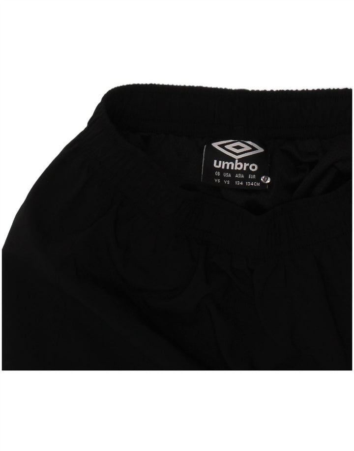 UMBRO Pantaloni Sportivi Băieți 8-9 Ani Negru Poliester