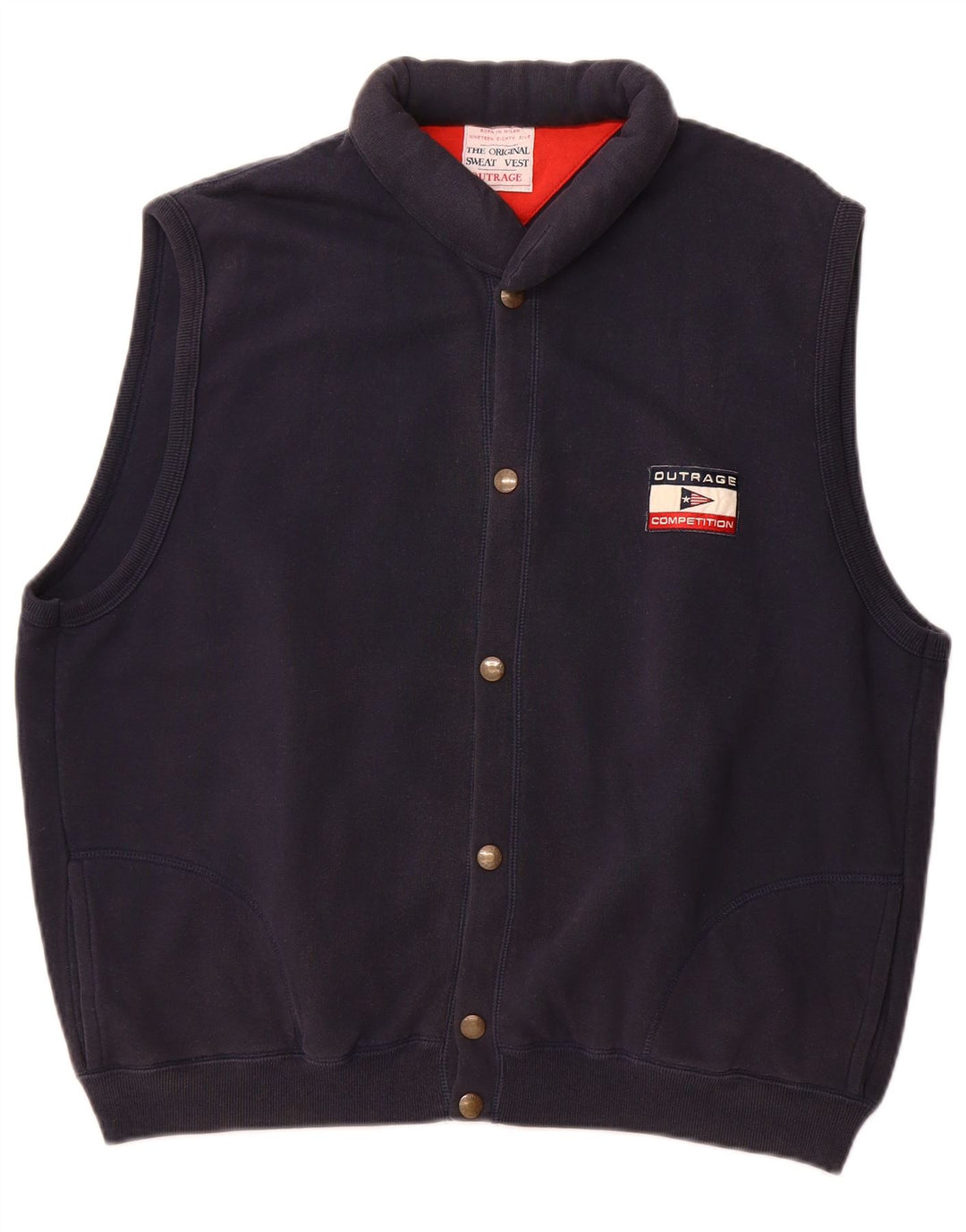 Jachetă de trening pentru bărbați Outrage, fără mâneci, 2XL, bumbac bleumarin