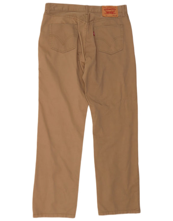 Pantaloni casual drepti pentru bărbați Levi's 751 L34 L32 bumbac bej