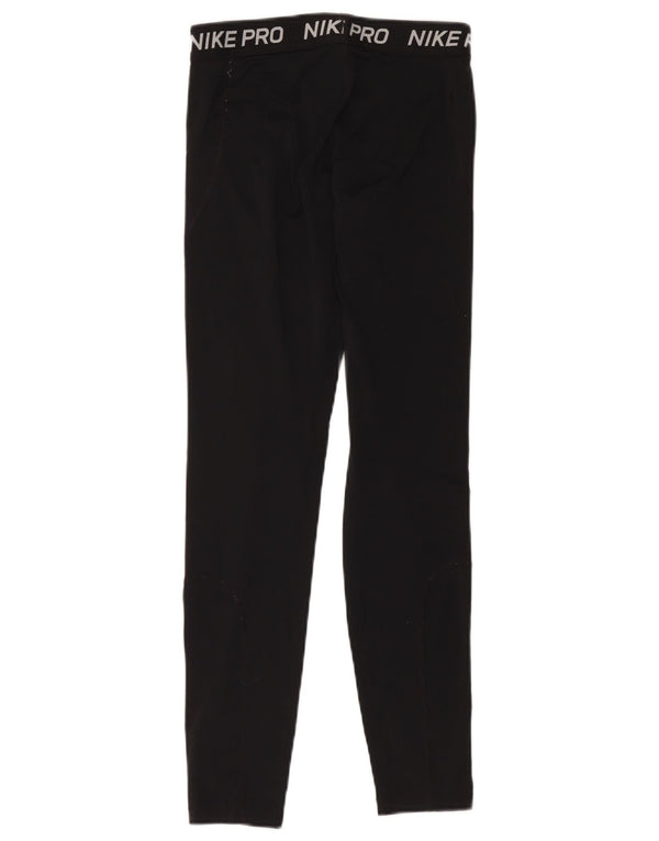 Leggings grafic Nike pentru femei UK 10 Poliester negru mic