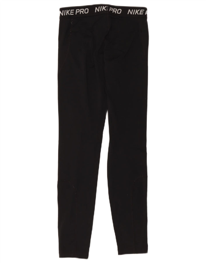Leggings grafic Nike pentru femei UK 10 Poliester negru mic