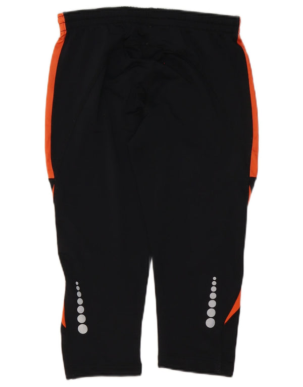 Bermude Sport Asics pentru femei UK 14, mare, negru, poliester color bloc