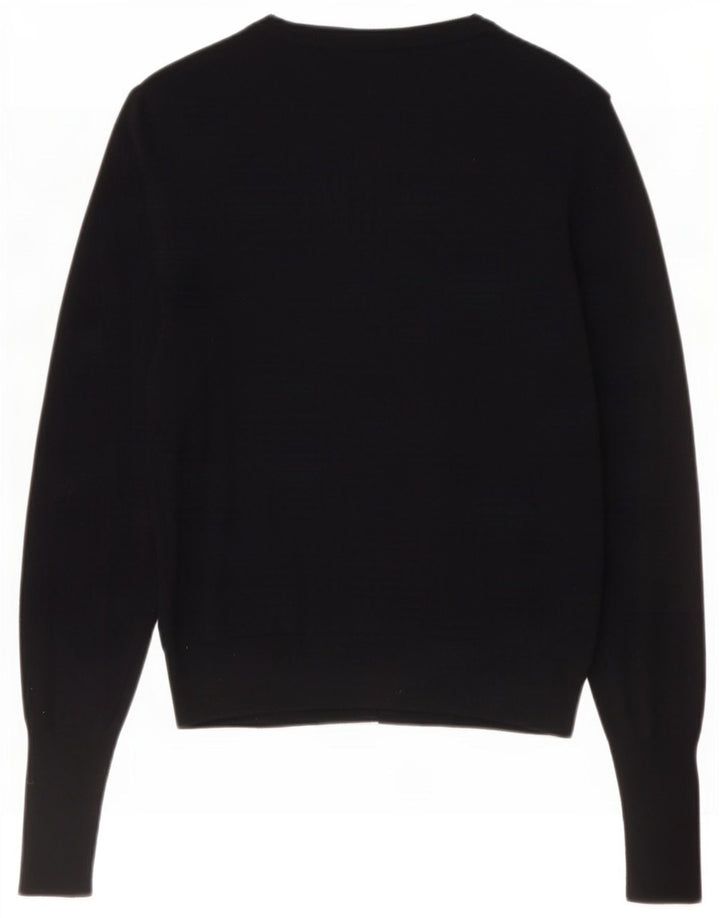 Pulover cardigan pentru femei Marks & Spencer UK 10 Small Black Viscose