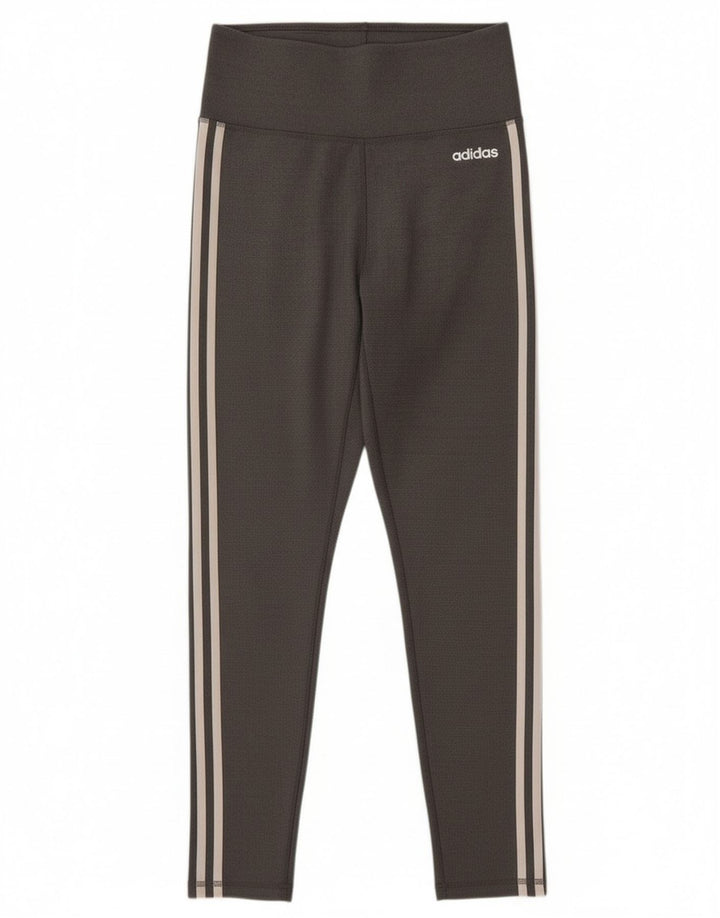 Leggings Climalite Adidas pentru femei Marea Britanie 12/14 Poliester gri mediu