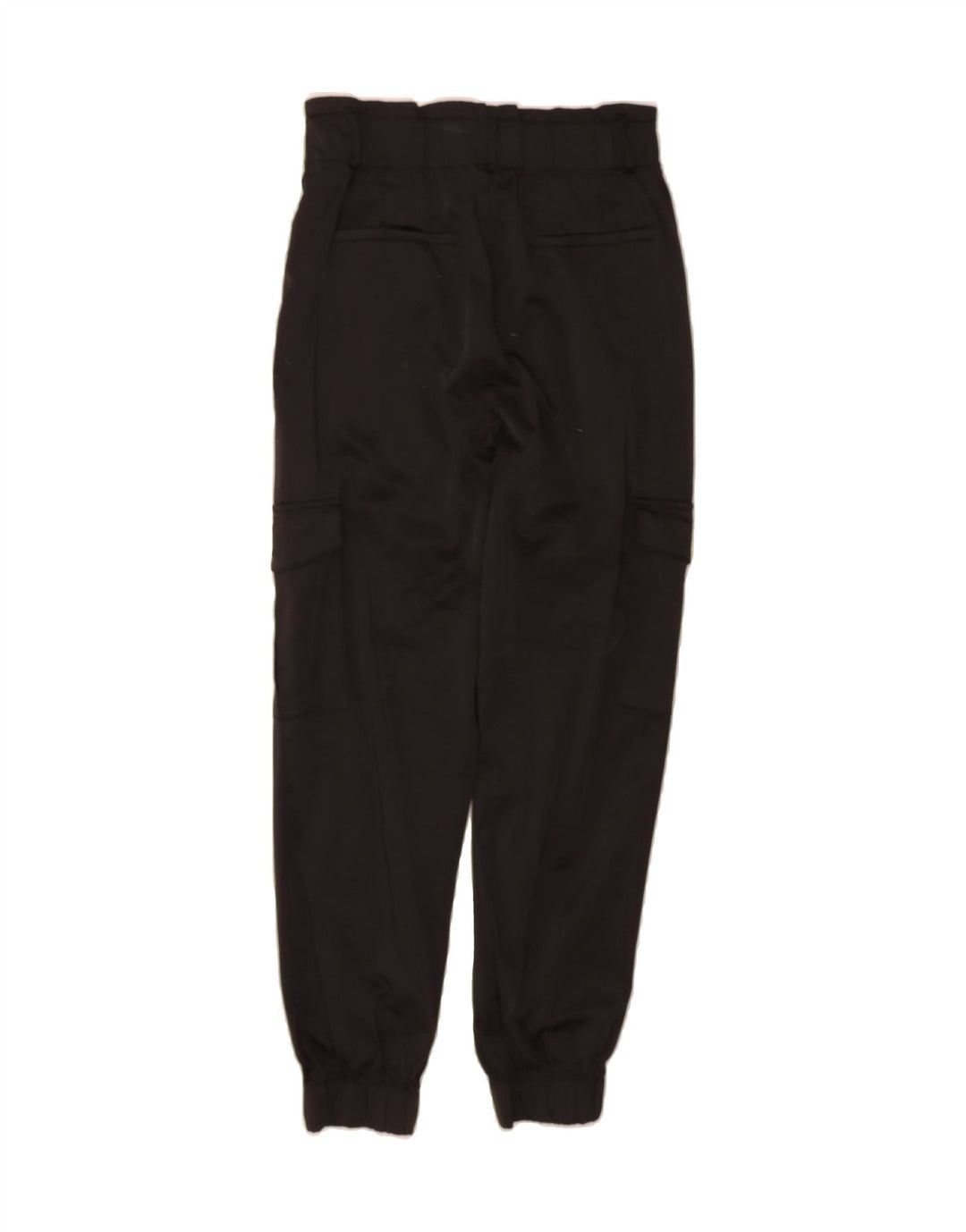 ZARA Womens Joggers Cargo Trousers Medium W28 L28 Black Vintage Zara and Second-Hand Zara from Messina Hembry 