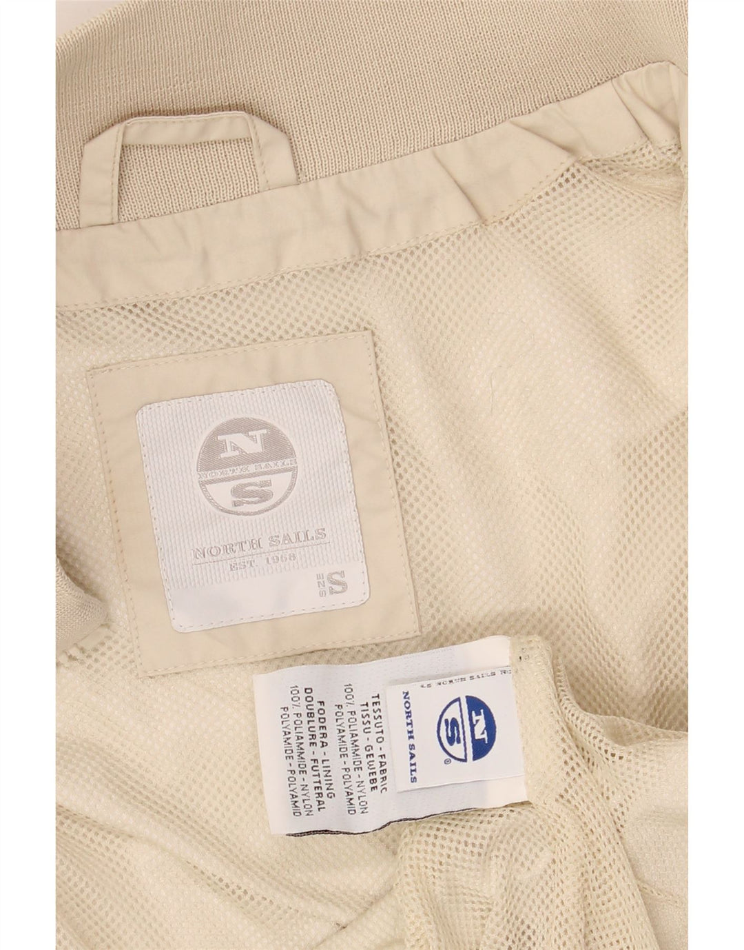 Bomber pentru femei NORTH SAILS UK 10 Small Beige Poliamidă
