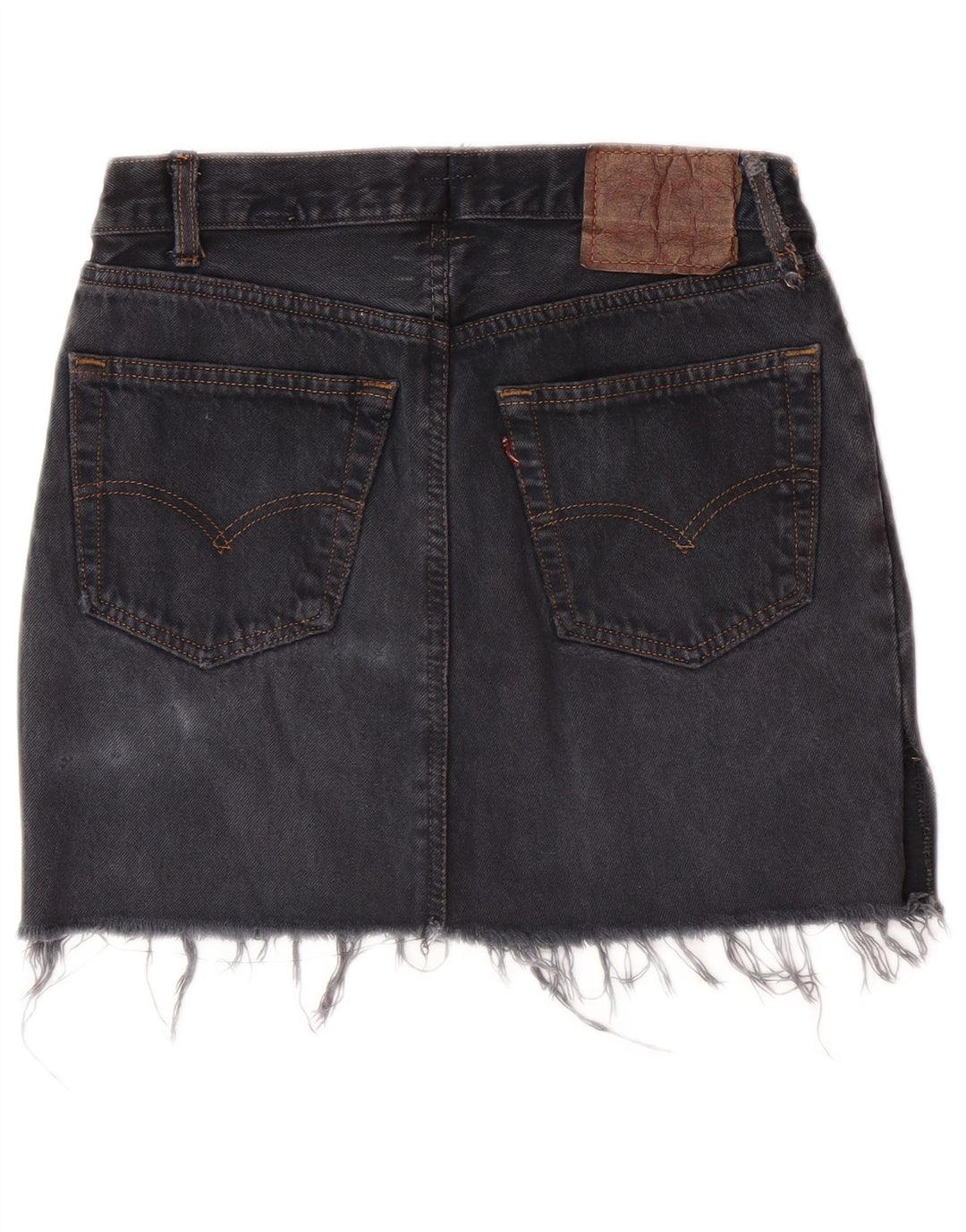 Fusta de blugi pentru femei LEVI'S W28 Gri mediu