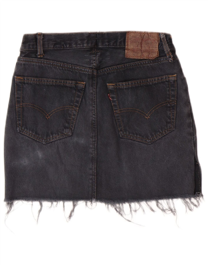 Fusta de blugi pentru femei LEVI'S W28 Gri mediu