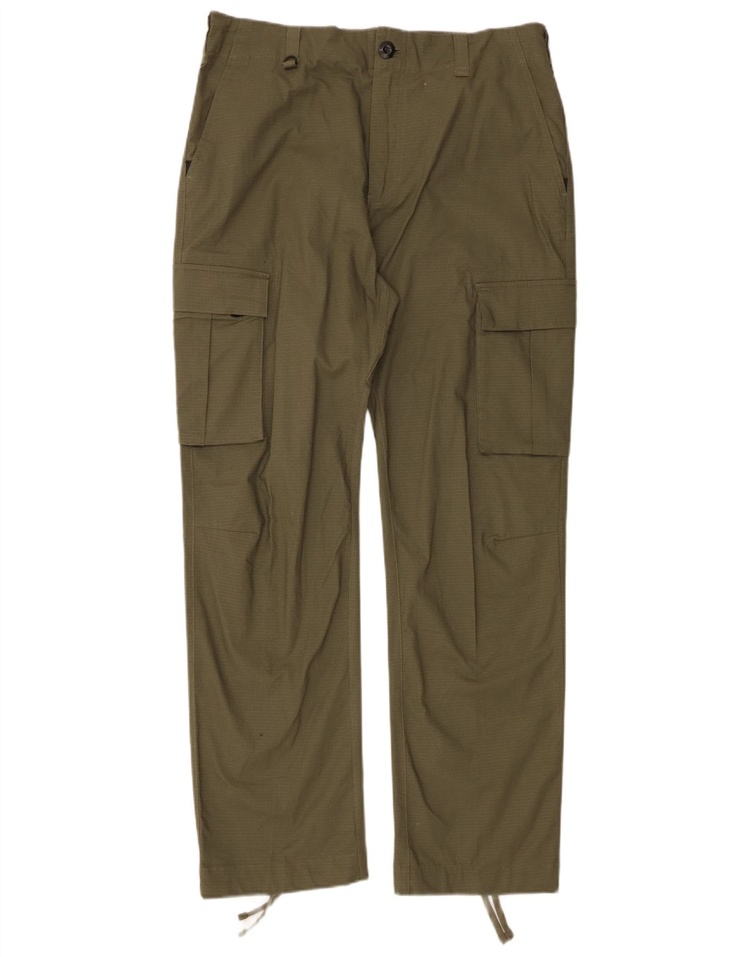 Pantaloni cargo drepti pentru bărbați Nike W32 L30 bumbac kaki check