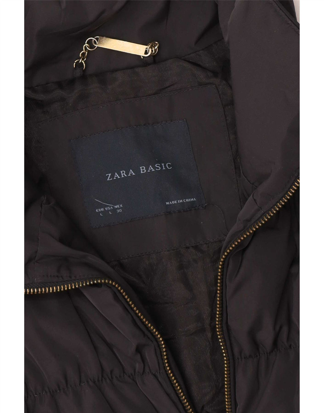 Jachetă căptușită pentru femei Zara UK 14, mare, bleumarin