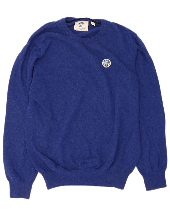 Pulover North Sails pentru bărbați, cu gât crew, 2XL, lână albastră