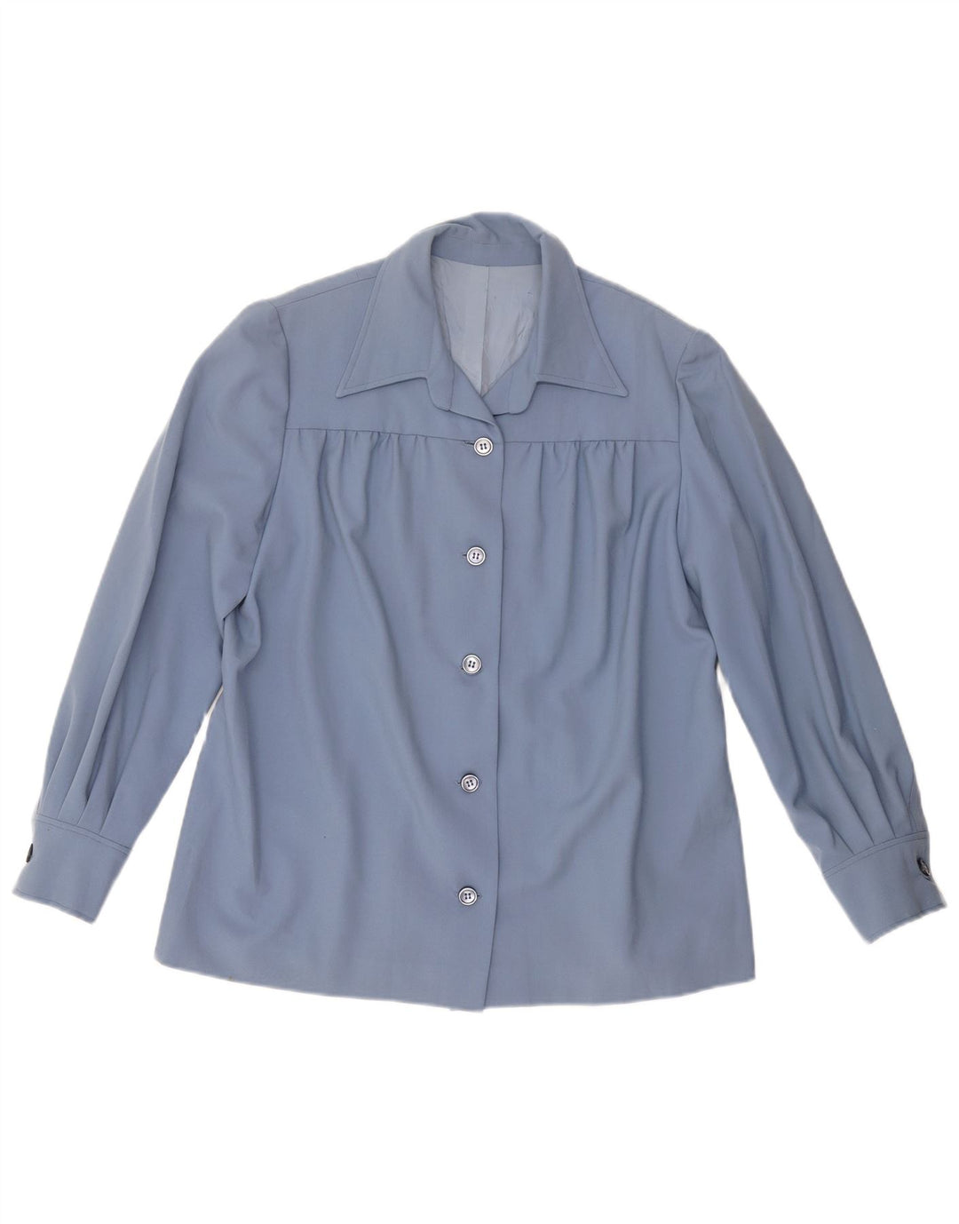 Cămașă VINTAGE pentru femei UK 18 XL Albastru